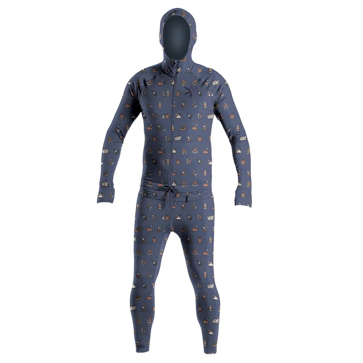 Airblaster Classic Ninja Suit 2024 Snowboard Base Layer - Navy Camp