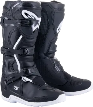 ALPINESTARS Tech 3 Enduro Waterproof Boots - Black/White - US 11/EU 45.5 2013324-12-11