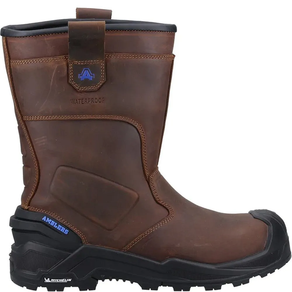 Amblers Mens AS983C Conqueror Rigger Grain Leather Safety Boots