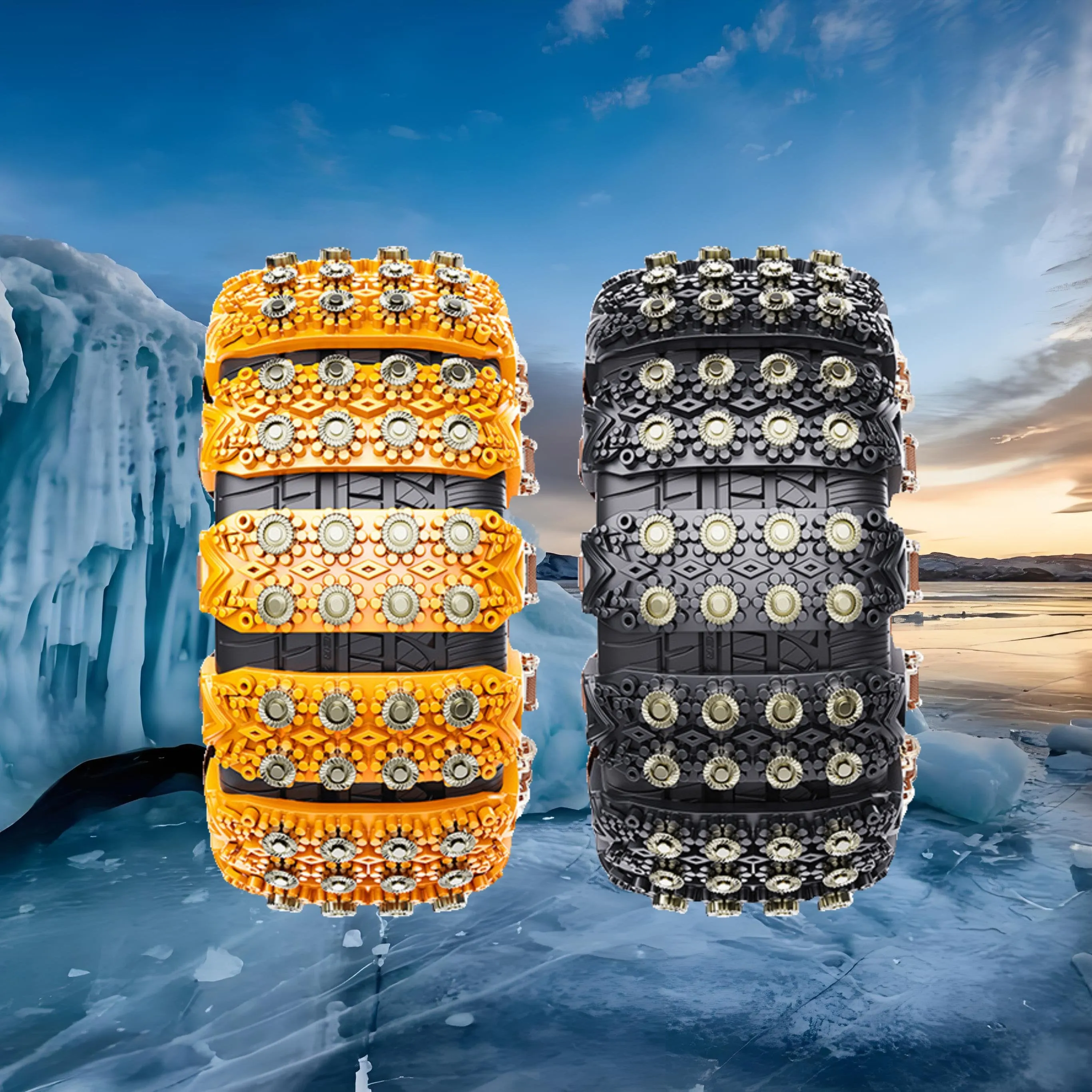 Anti-Slip Snow Chains for Tesla Model 3/Y【Style 1】