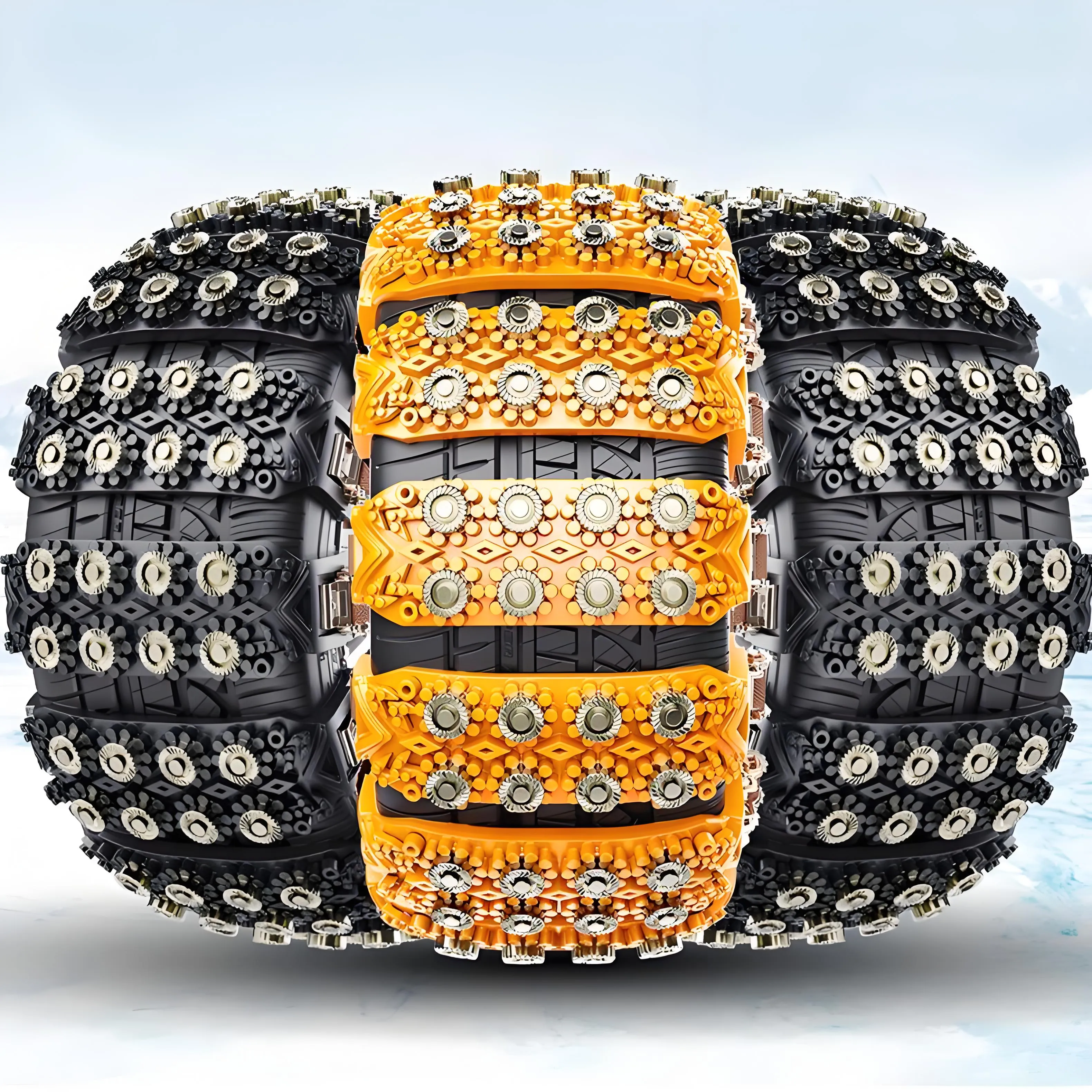 Anti-Slip Snow Chains for Tesla Model 3/Y【Style 1】