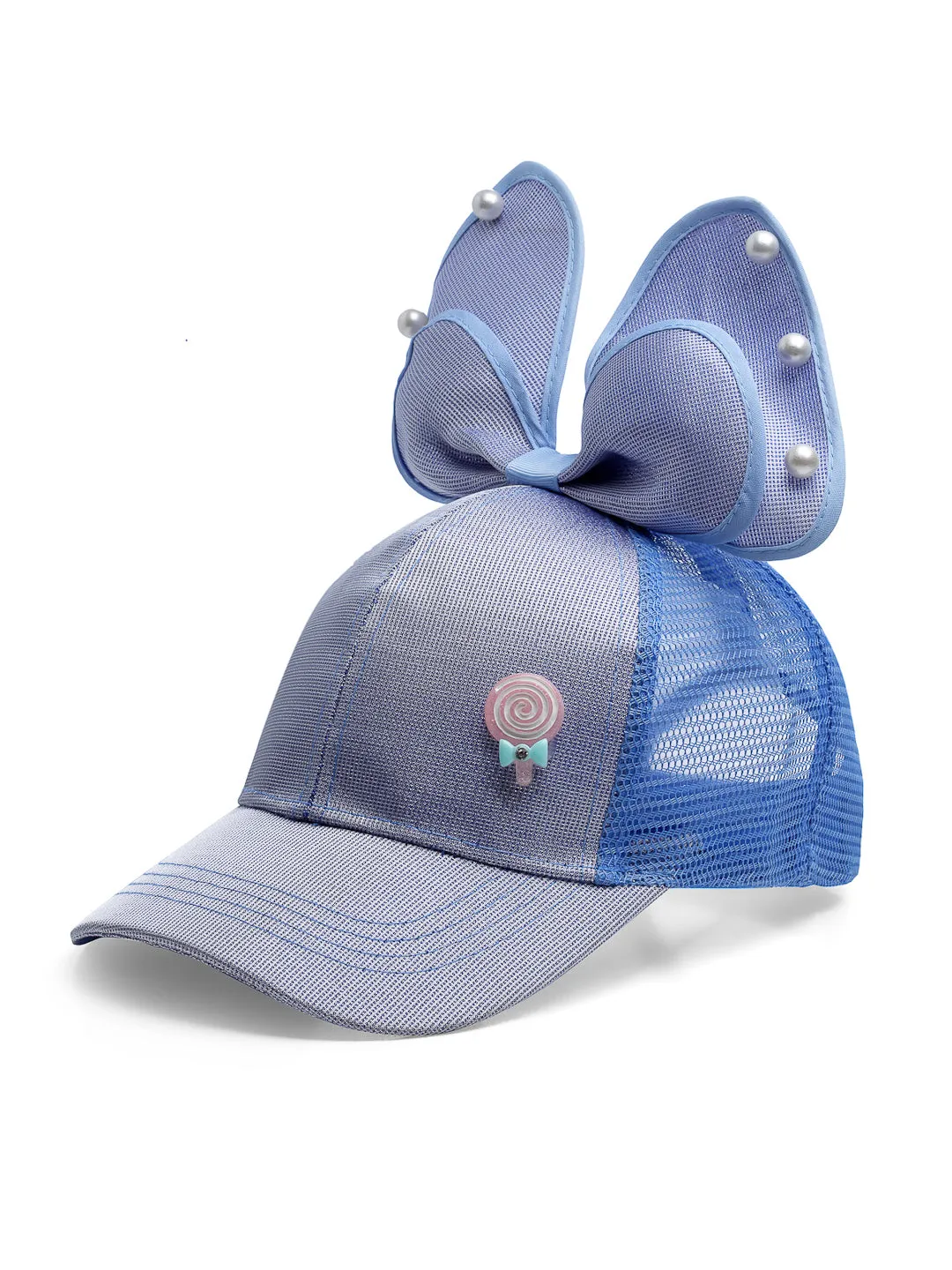 Babymoon Rabbit Ears Summer Cap Hat - Blue