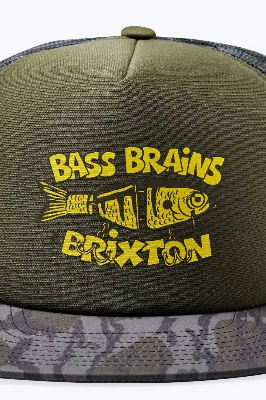 Bass Brains Bait Netplus Trucker Hat - BB Camo