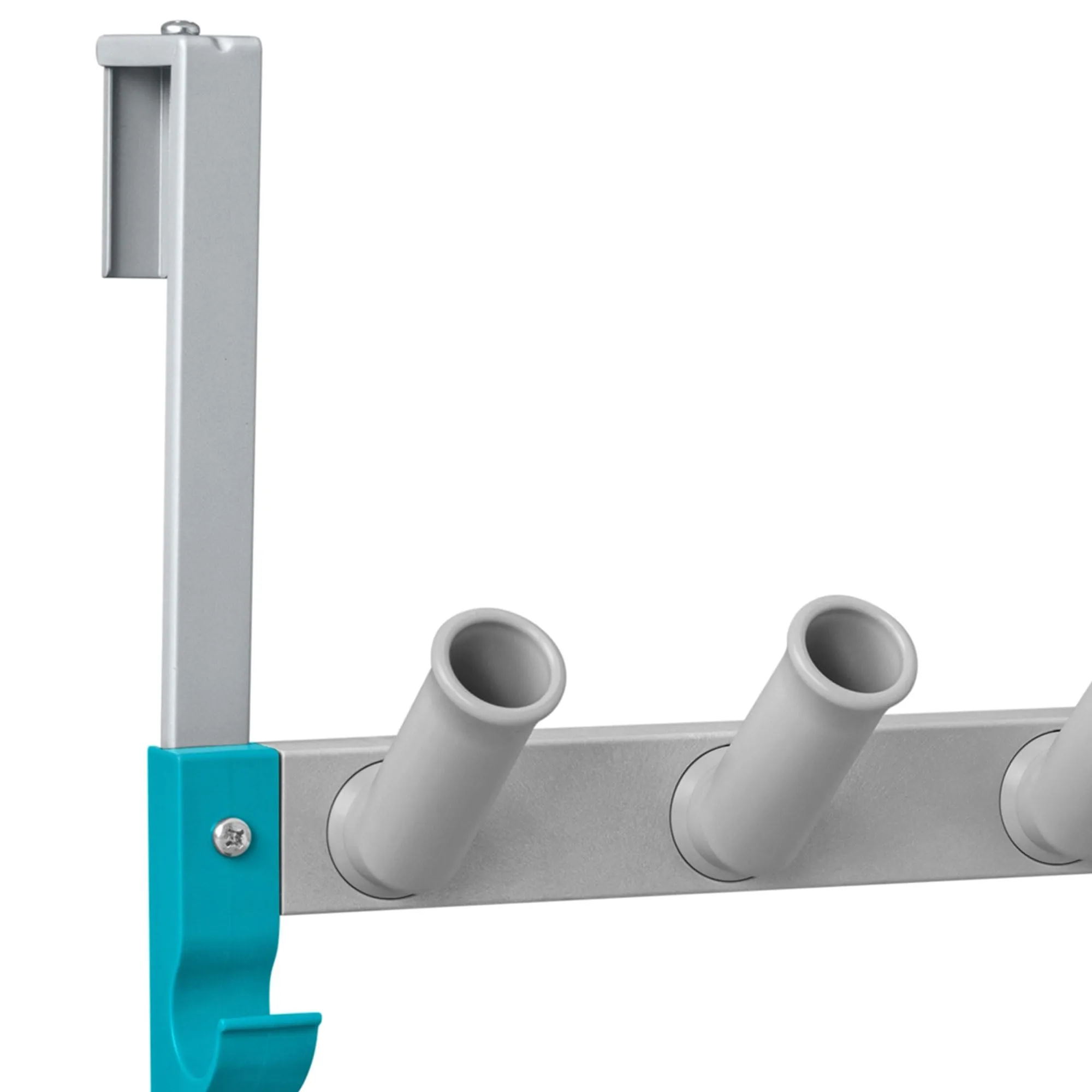 Bestway Flowclear StorePro Wall or Fence Mounted Swimming Pool Accessory and Maintenance Equipment Organizer Unit with Hooks, Strap, and Setup Kit