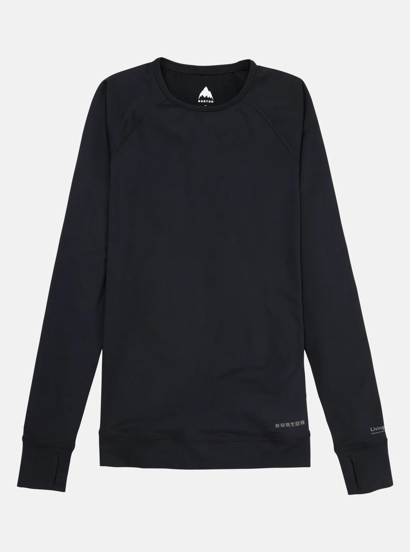 Burton Women's Lightweight X Base Layer Crewneck True Black 22177106001