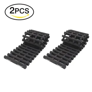 Car Traction Mats Non-Slip Tire Mats Foldable Emergency Pads, Ideal for Snow, Ice, Mud, and Sand, 2 Pack Power Tiger CAR ACCESSORIES