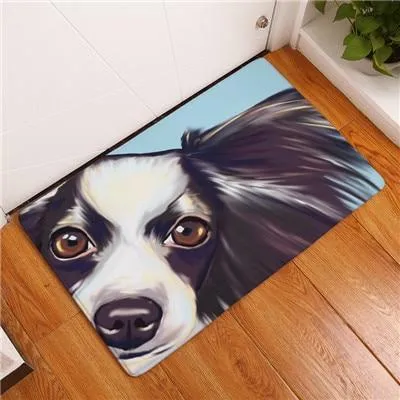 Cartoon Style Anti-slip Dog Painting Floor Mat