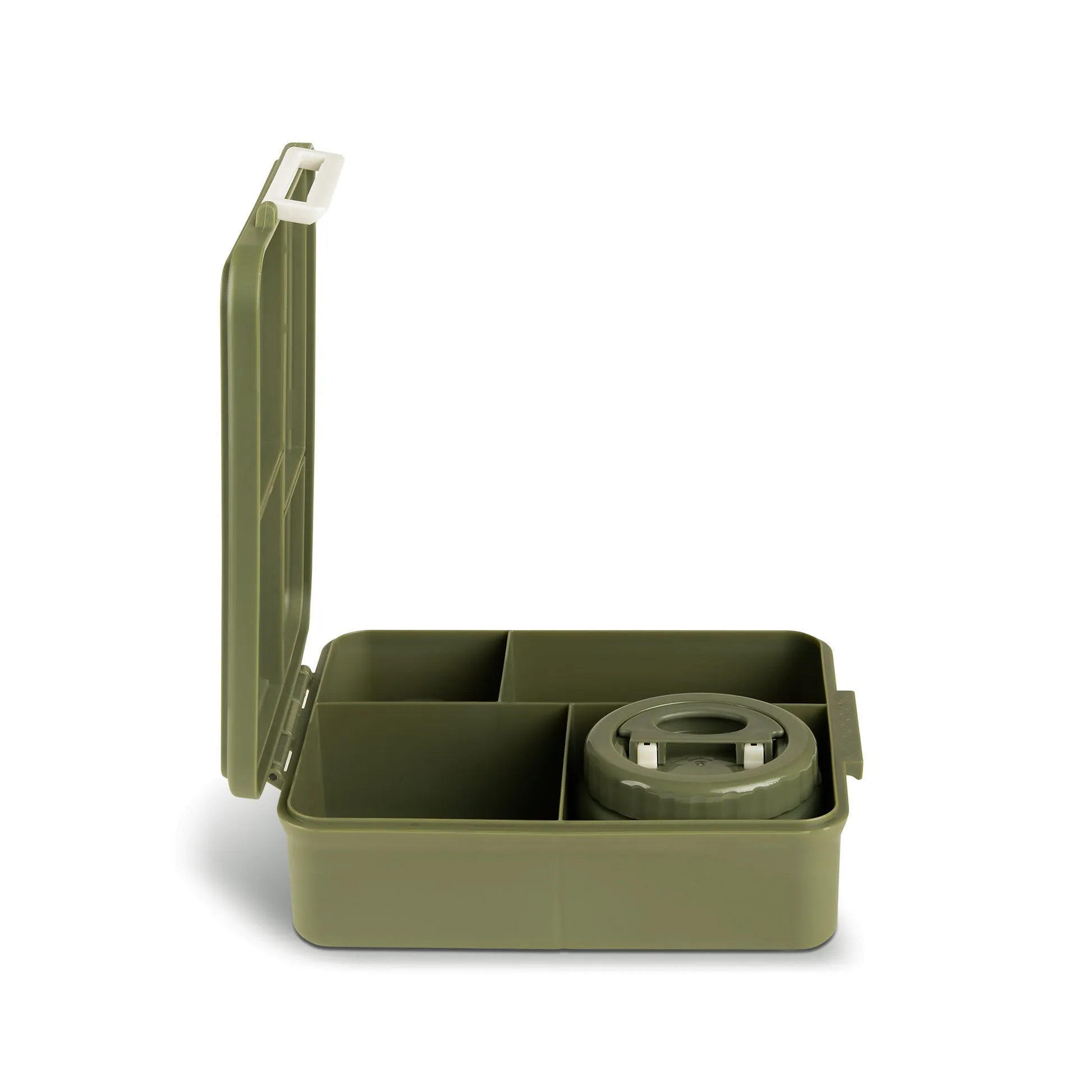 Citron Grand Lunchbox with Insulated Food Jar and Saucer - Olive Green