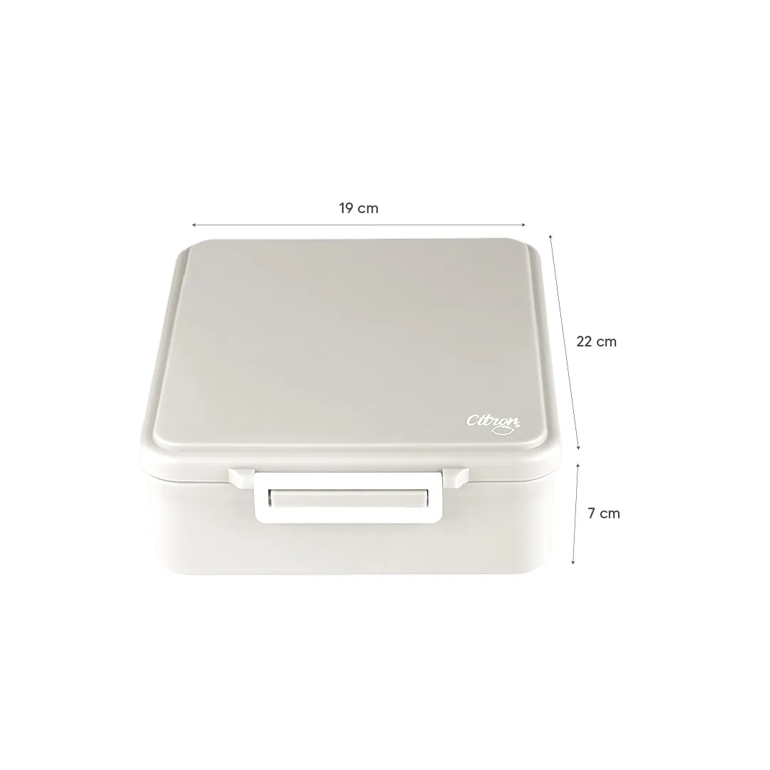 Citron Grand Lunchbox with Insulated Food Jar and Saucer - Olive Green