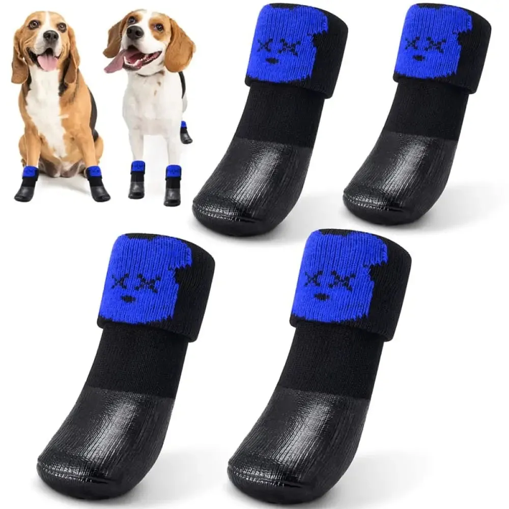 Comfortable Soft Waterproof Anti Slip Breathable Adjustable Paw Protector Dog Shoes