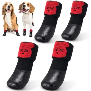 Comfortable Soft Waterproof Anti Slip Breathable Adjustable Paw Protector Dog Shoes