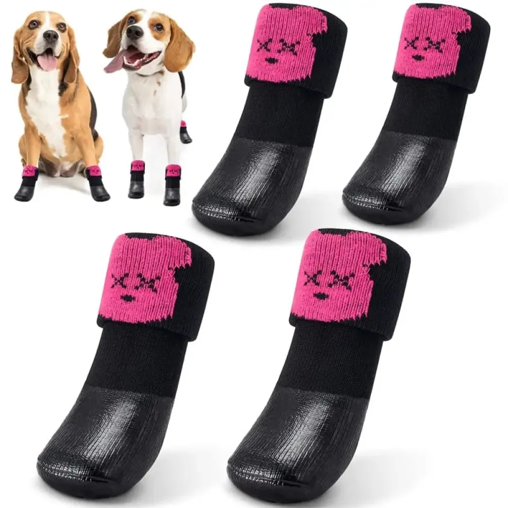 Comfortable Soft Waterproof Anti Slip Breathable Adjustable Paw Protector Dog Shoes
