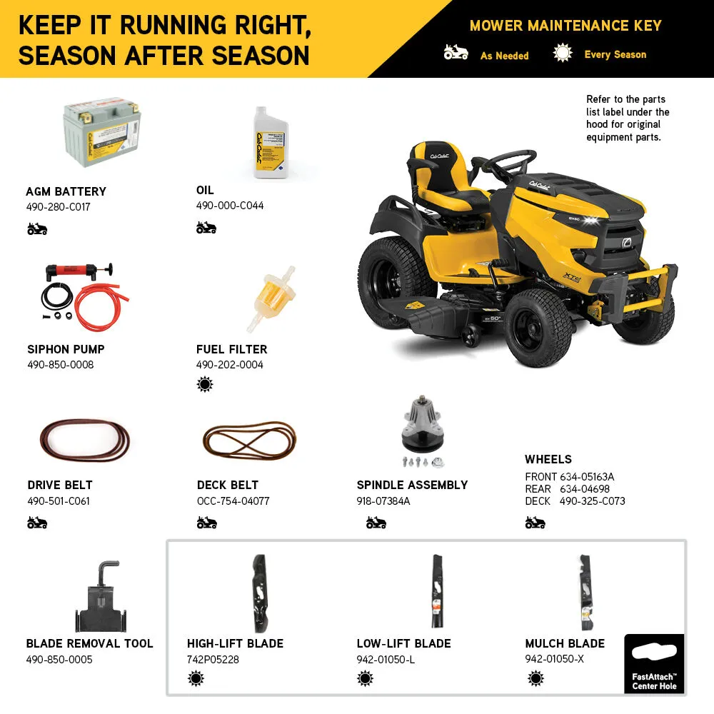 Cub Cadet XT2 SLX50 50" Residential Riding Mower (13A5A2TLA10)