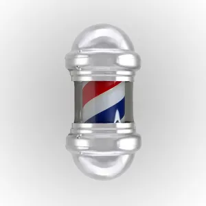 Elite Mini Barber Pole Model 10 - 44CM