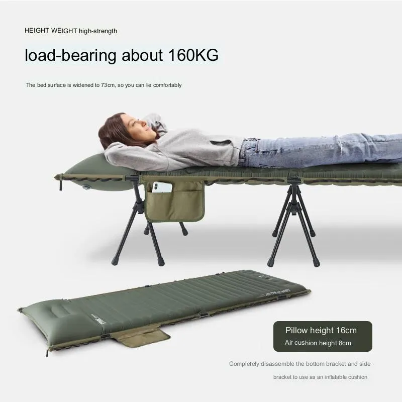 Etrol Brown Bear Inflatable Camping Cot