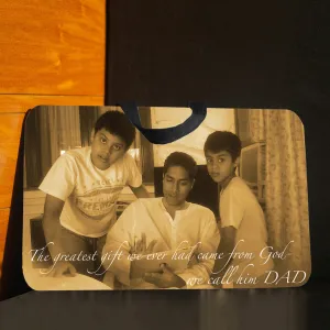 Lap pad <br> Personalised with 1 Photo
