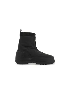 Luna Zip Leather Ankle Boots