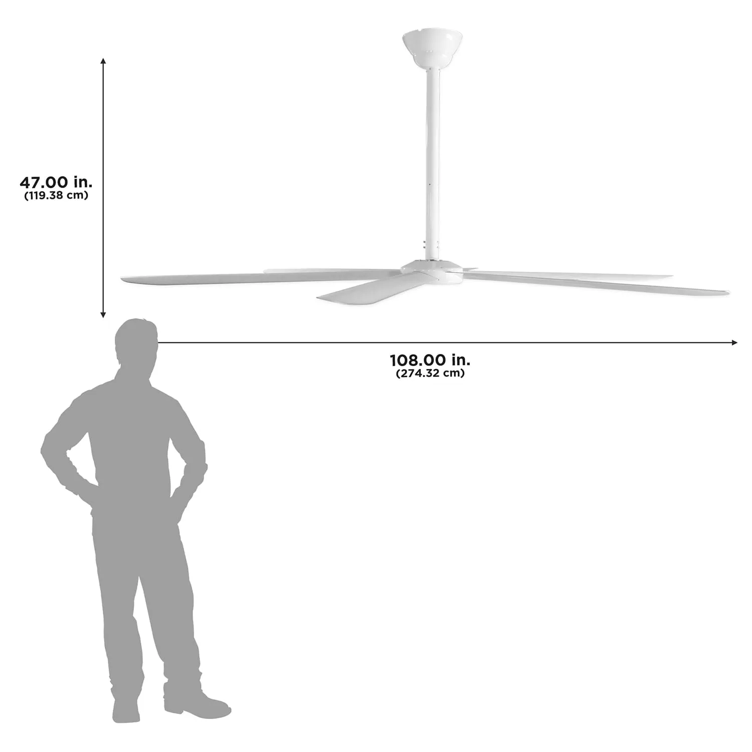 Maxx Air Indoor 6-Speed HVLS Ceiling Fan