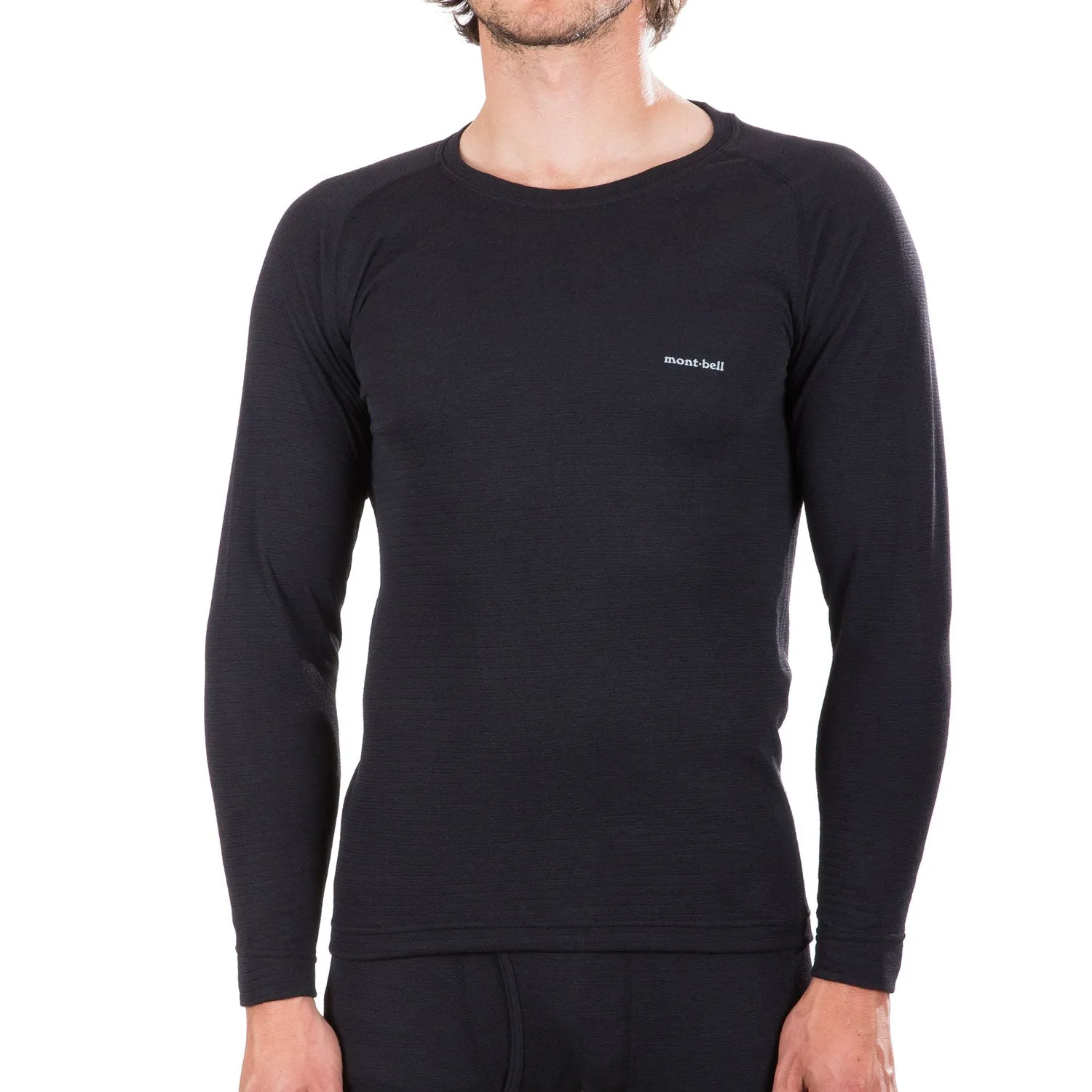 Montbell Mens Super Merino Wool Light Weight Round Neck Shirt