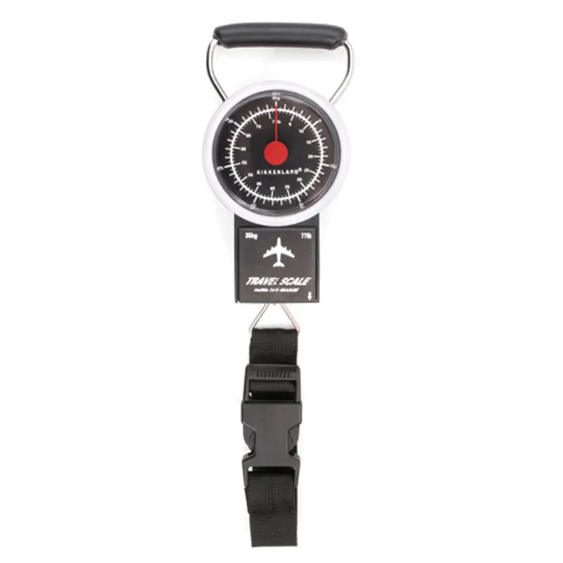 Portable Luggage Scale Stop Lock Tape Measure New 77 LB Hanging Travel Weight