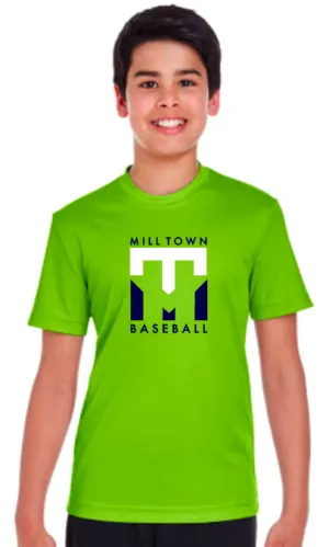 PREMADE INVENTORY SALE!! YOUTH Drifit Short Sleeve- Mill Town Design