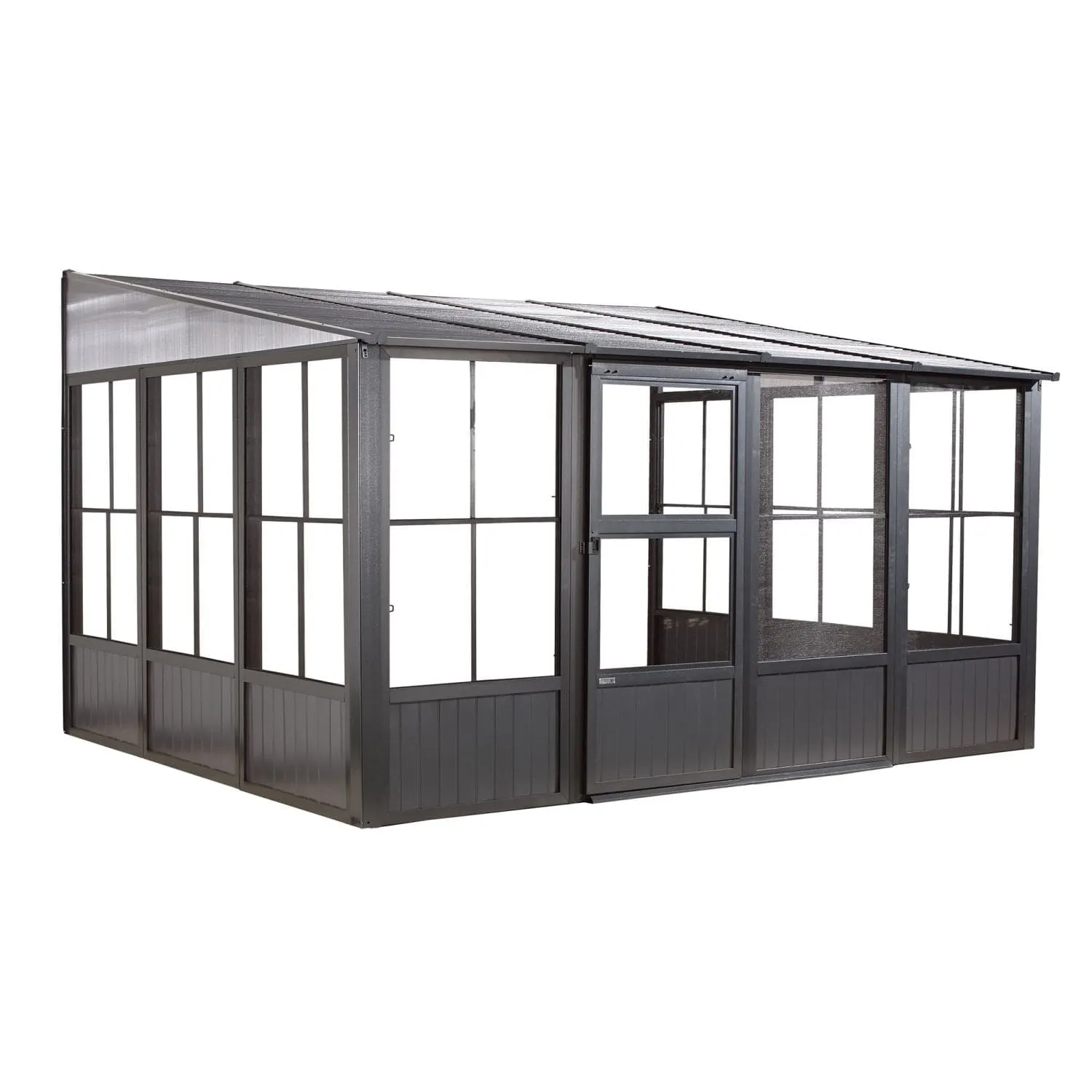 Sojag | Charleston Wall Solarium 10x13 ft Steel Roof