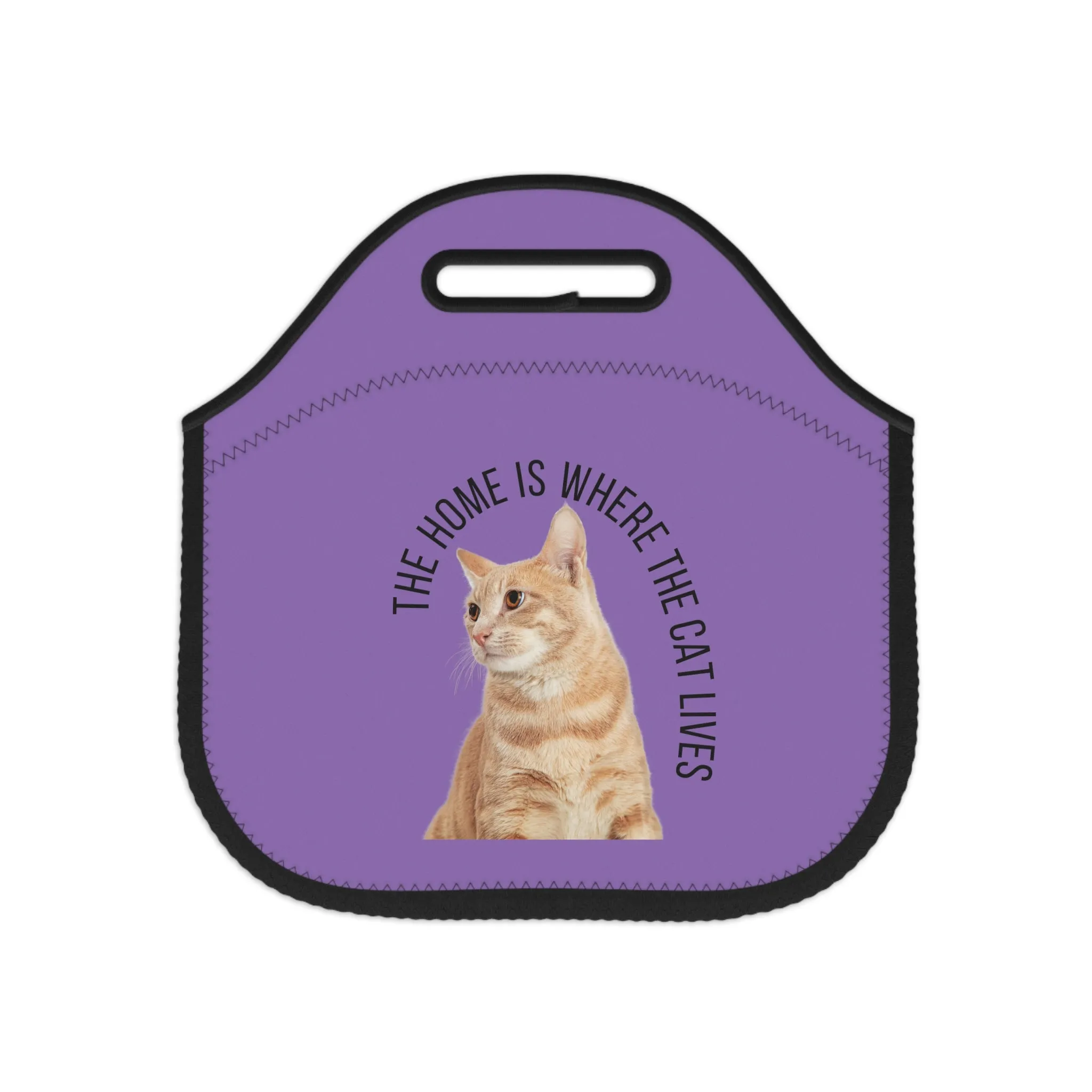 Take Me With You Cat POD Neoprene Lunch Bag