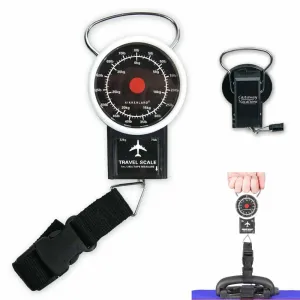 Travel Luggage Scale Suitcase Weight Hand Held Portable Hanging Hook 77 Lbs