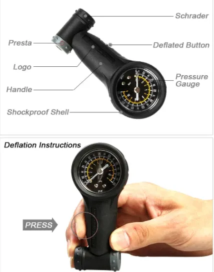 Tyre Guage - Twin-Valve