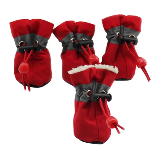 Waterproof Anti-slip Pet Booties 4pcs/set