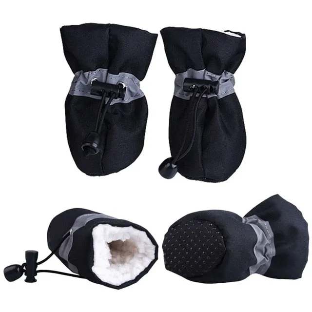 Waterproof Anti-slip Pet Booties 4pcs/set