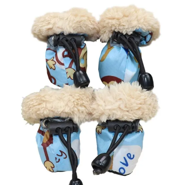 Waterproof Anti-slip Pet Booties 4pcs/set